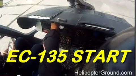 Eurocopter EC 135 Cockpit Start Up Real Time