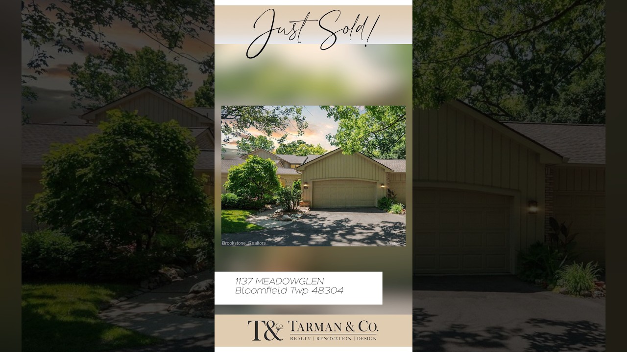 Just Sold! Beautiful Bloomfield Twp home 
