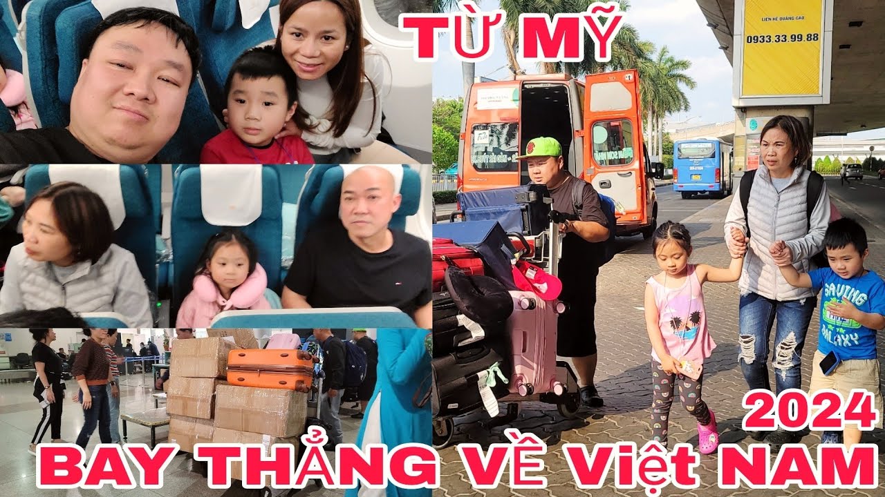 TỪ MỸ VỀ VIỆT NAM ĐÔNG NGHẸT NGƯỜI NHẬP CẢNH HÀNH TRÌNH BAY THẲNG 16 TIẾNG TỪ San FRANCISCO 2024