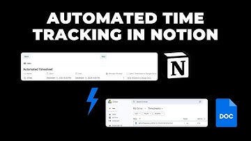 Notion Timesheet Automation with Buttons