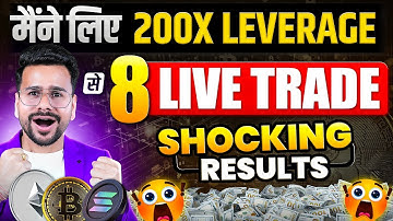 Trading Experiment : I Took 8 RANDOM TRADES in Bitcoin(BTC) ETH & Solana | Crypto Trading Experiment