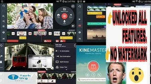KineMaster  for Android with all features unlocked.  Kinemaster 2018 unlocked all features.