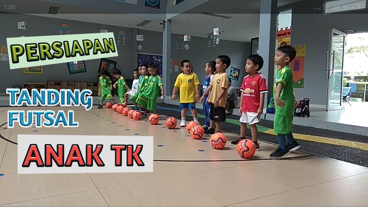 SERUNYA !!! Latihan Persiapan Turnamen Futsal ANAK TK - TK Al Azhar 45 |  Kids Futsal Training