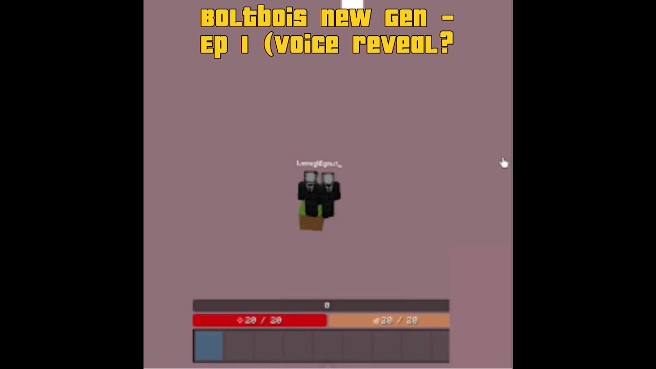 Boltbois New Gen -Ep 1 S1 (Voice Reveal)