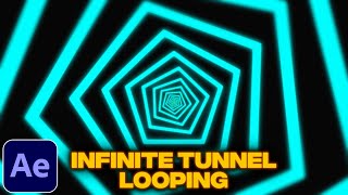 Infinite Looping Tunnel Tutorial in After Effects | Trippy Tunnel Loop | No Plugins