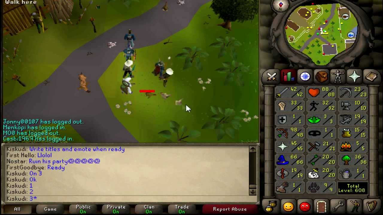 Kiskudi get 99 Range on Runescape Old School 07 servers