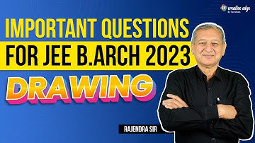 JEE B.Arch 2023 Preparation | Drawing Most Important Questions for JEE B.Arch 2023 | JEE B.Arch 2023