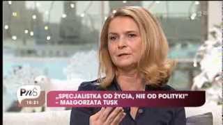 Małgorzata Tusk o życiu z mężem - premierem