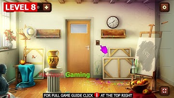 100 Doors Games Escape From School LEVEL 8 - Gameplay Walkthrough Android IOS