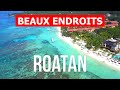 Île de Roatan, Honduras | Plage, vacances, paysages, mer, tourisme | Vidéo 4k | Roatan quoi visiter