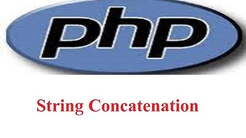 PHP String Concatenation