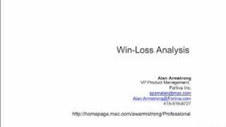Product Management View Webinar Series - Win/Loss Analysis...