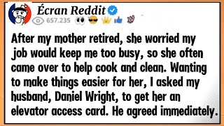 After my mom retired, she worried that my job would keep me too busy, so she often came over to help