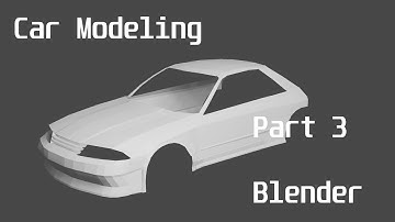 High Poly Car modeling in Blender Part 3