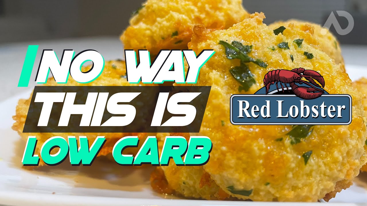 🦞 Red Lobster Biscuits Recipe | Cheddar Bay Biscuits | LOW CARB & KETO 🔥