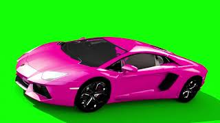 Super Car Green Screen || Luxury Sports Car Clip || Chroma Key Overlay