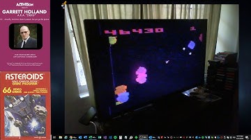 Asteroids - Atari 2600 NTSC - Game 16 B/B - 82,540 ** WORLD RECORD **