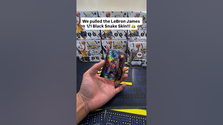 We pulled the 1/1 LEBRON JAMES BLACK SNAKESKIN?! 😱🐍 #shorts