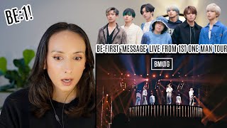 BE:FIRST / Message -Live from BE:FIRST 1st One Man Tour "BE:1" REACTION (ENG/JAP SUBS)