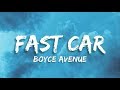 Boyce Avenue Performs "Fast Car" By Tracy Chapman (Lyrics) Live on Wish107.5 Bus