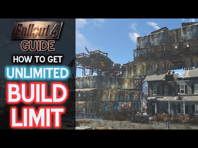 fallout 4 settlement build limit mod