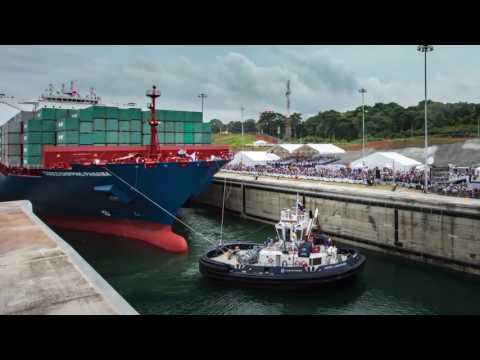 Slideshow - Panama Canal Expansion Inaugural Transit