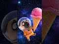 🚀 Ice Cream in Space #dog #icecream #3Danimation