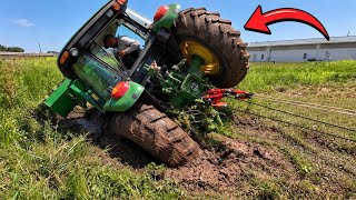 Everything went wrong recovering this John Deere tractor