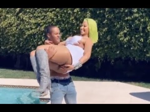 Nicki Minaj Husband Almost Causes Her Wardrobe To Malfunction