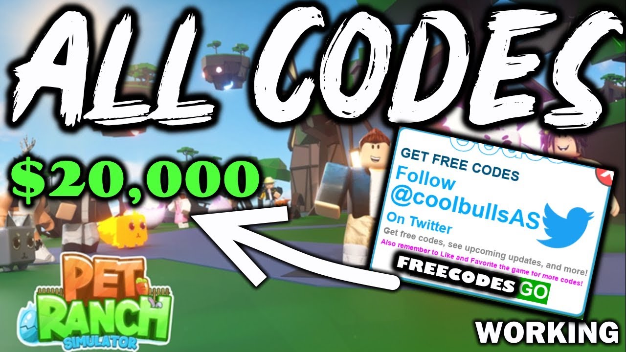 Codes For Pet Ranch Simulator 1