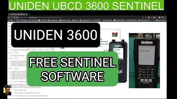 UNIDEN UBCD3600 - SENTINEL CONNECTION USB LEAD & DOWNLOAD