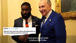 Senator Schumer with his State of the Union Guests