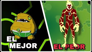 LA TIERLIST DEFINITIVA DE LOS ALIENS DE BEN 10