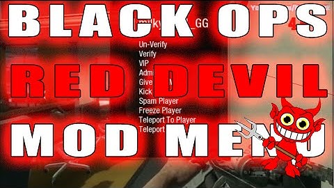 [PS3/CCAPI] Black Ops Zombies: Red Devil Mod Menu + Download!