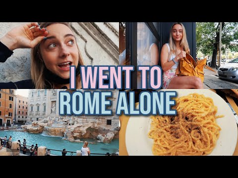 I TRAVELED TO ROME ALONE - Italy Vlog