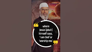 There Is Not A Single Unambiguous Statement Anywhere In The Bible Where Jesus Pbuh Himself Says 