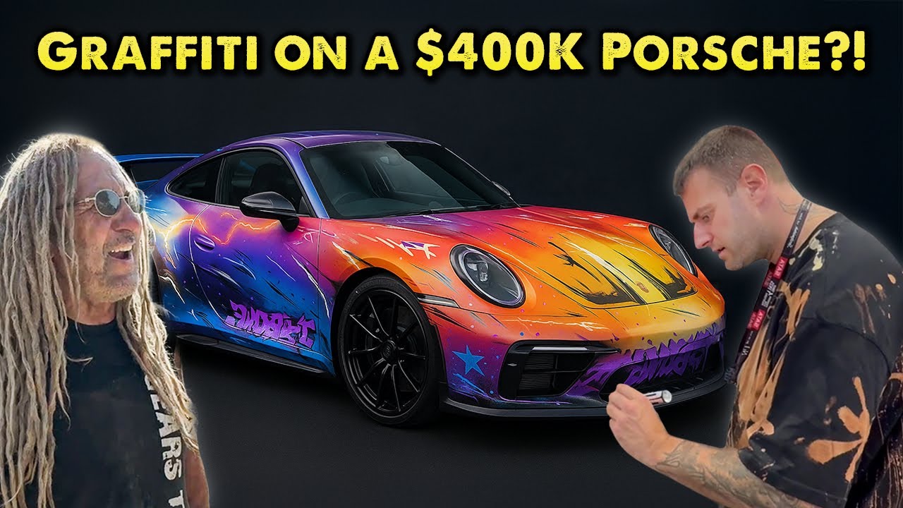 Wild $400K Porsche Graffiti Job! Will Mike’s Dodge Charger Be Next?!