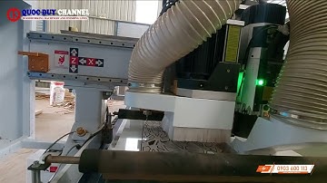 Máy Phay CNC Router 1 Đầu Thay Dao Tự Động - SM 1325 R1BP | Máy Gỗ Quốc Duy Channel