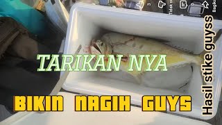 Mancing pulau seribu pulau bidadari strikeee ikan talang talang babon!!!!!!! 