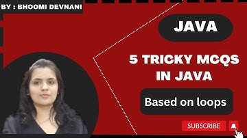 Tricky MCQs in java | based on loops in java | Java full course