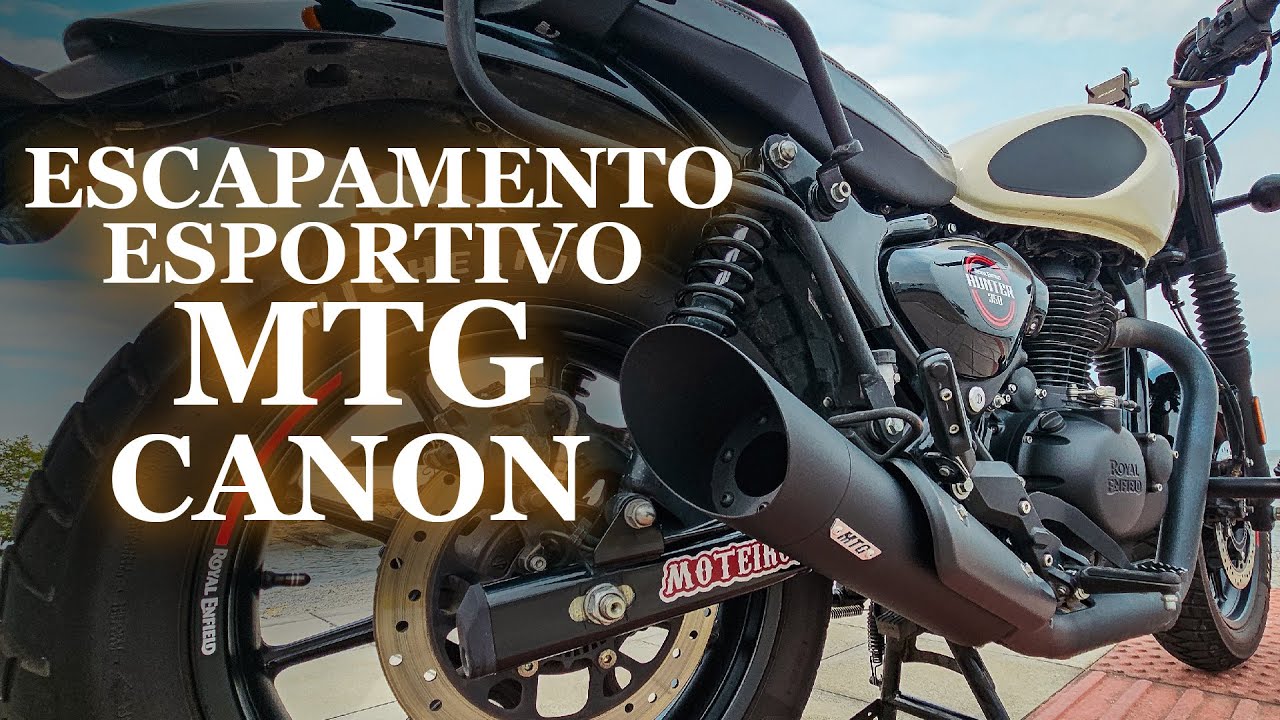 ESCAPAMENTO MTG CANON - HUNTER 350 - RONCO ORIGINAL X MTG MINI   X MTG CANON
