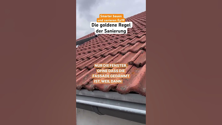 Haus sanieren: das ist die goldene Regel