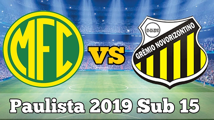 GOLS Paulista Sub 15 - Mirassol x Novorizontino (13/04/2019)