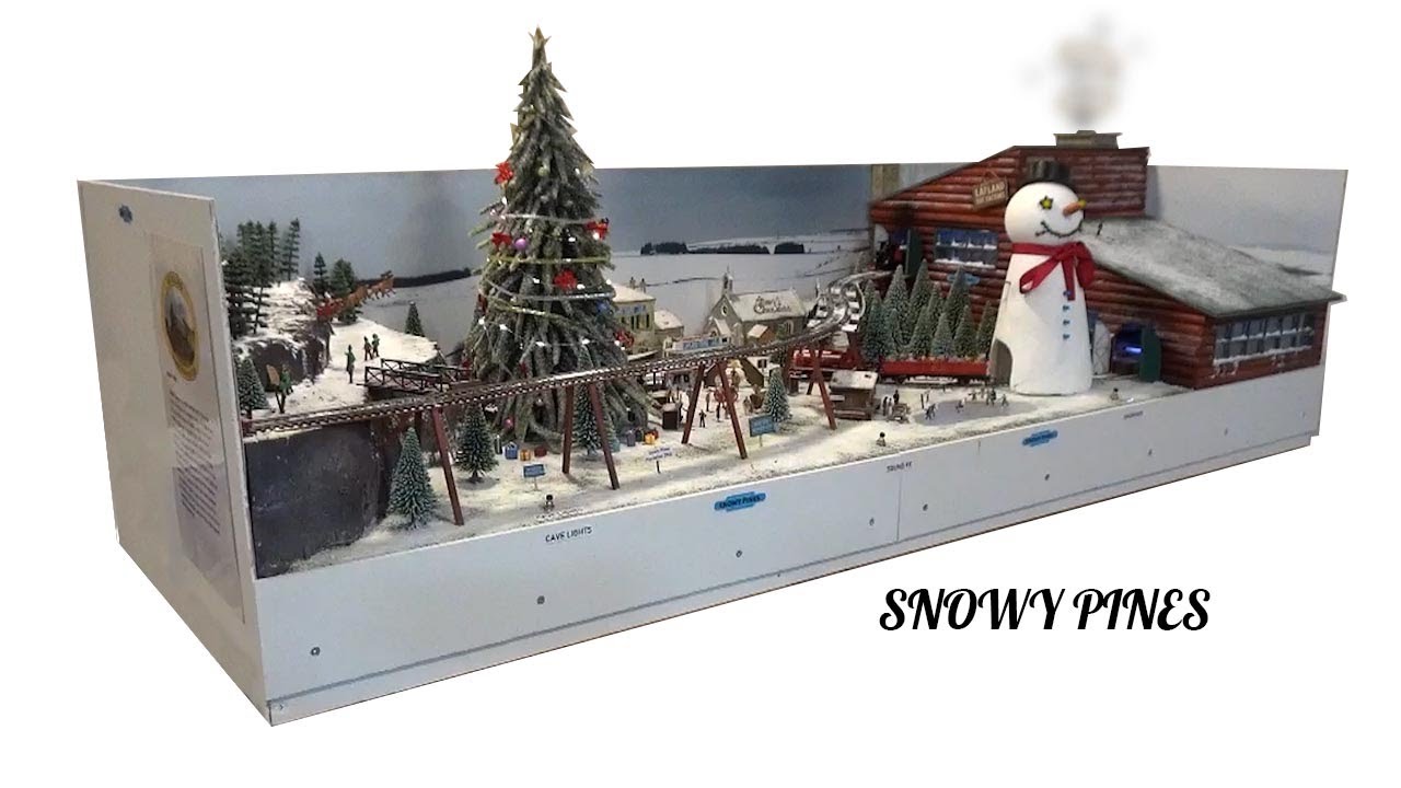 Snowy Pines Xmas Model Railway - Broadland MRC 2025.