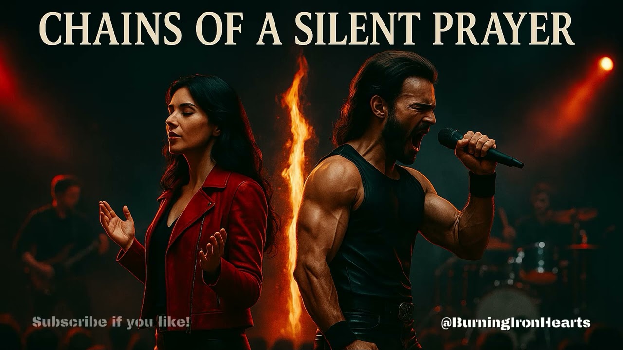 Chains of a silent Prayer | New 80s Metal Duet | Metal Ballad Duet  | Burning Iron Hearts Original