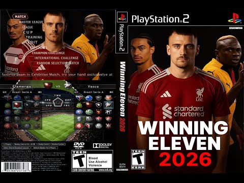 Winning Eleven 2026 WSN PS2 ISO Setembro 2025 Latest Patch 