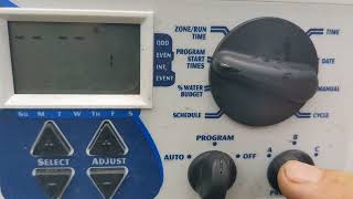 EZ pro Junior 8300 series water system managemt signature control systems irrigation timer tutorial