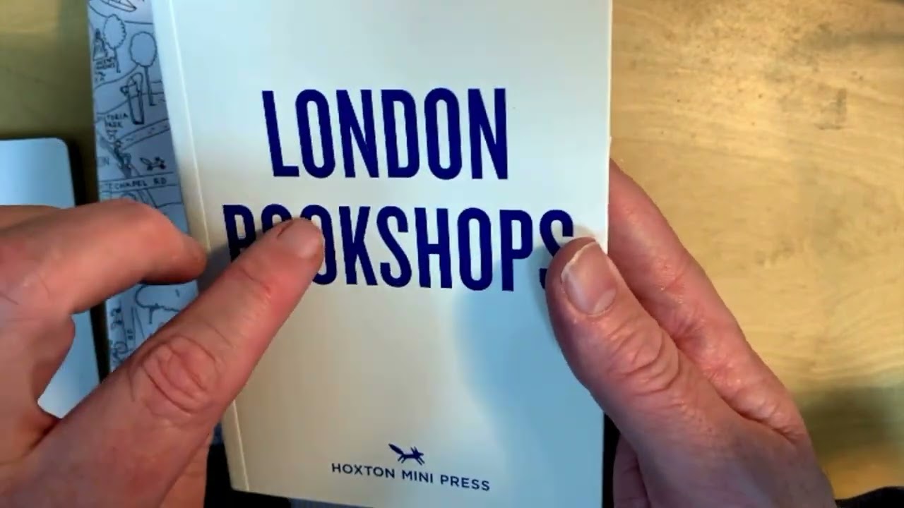 ASMR Unwrapping - Brilliant London Bookshops (Notting Hill!) and Bad Idea Note Book