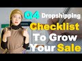 How to Combat the Dropshipping Aftersale | A Detailed Q4 Checklist