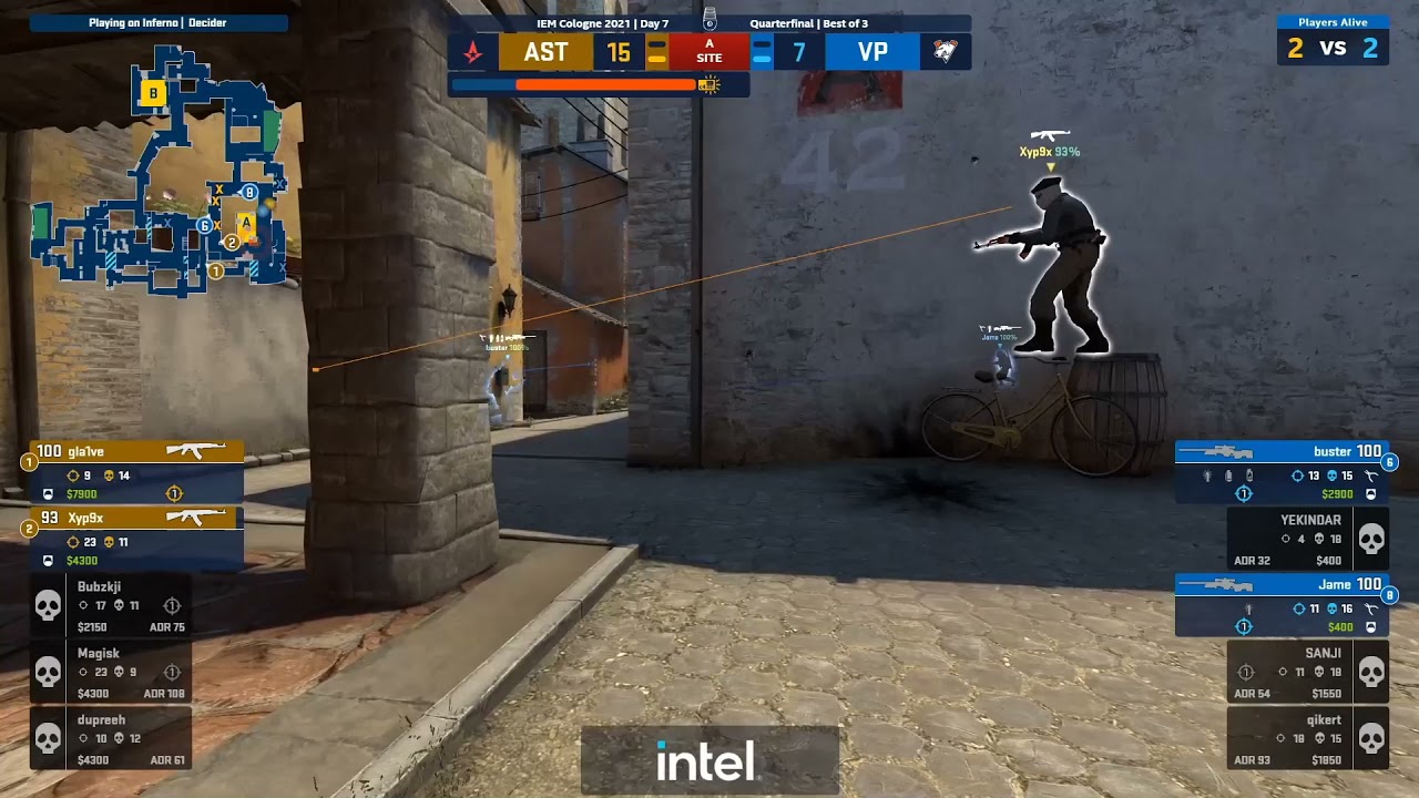 Jame clutch 1v2 against Astralis on Inferno | IEM Cologne | Quarterfinal